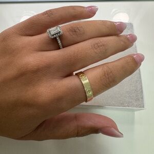 Solid Gold Band Ring 14k